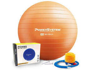 М'яч для фітнесу (фітбол) Power System PS-4013 Ø75 cm PRO Gymball Orange, Оригінал!