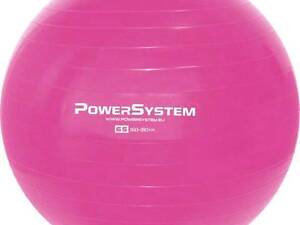 М'яч для фітнесу та гімнастики Power System PS-4012 Pro Gymball 65 cm Pink