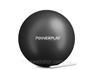 Мяч для пилатеса, йоги и реабилитации PowerPlay PP_4415 Body Shape Ball 22 см Черный