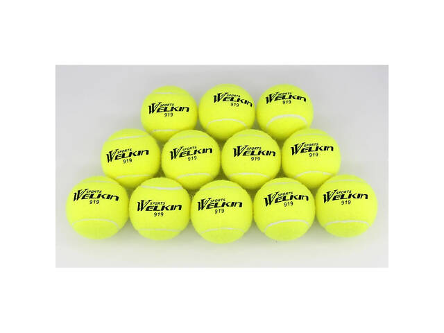 М'яч для великого тенісу Welkin 12 шт - Фото 4