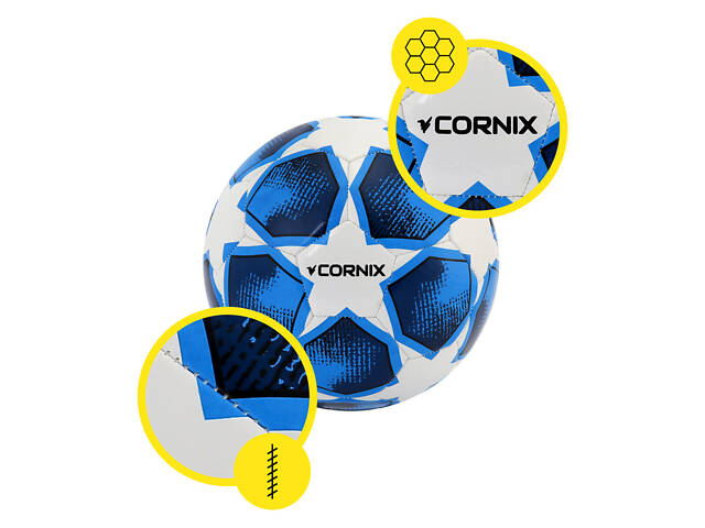 М'яч футбольний Cornix StarGlide XR-0379 Size 5 - Фото 3