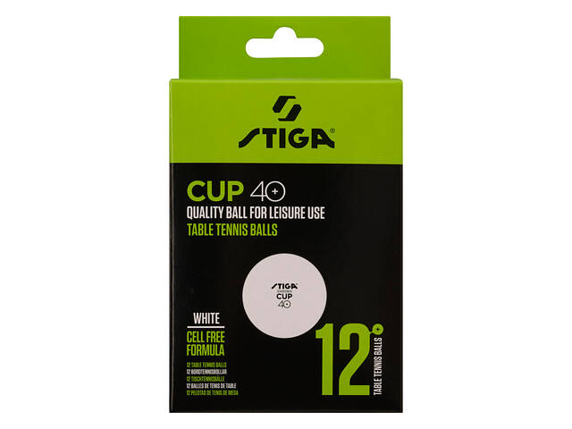 Мячи для настольного тенниса Stiga Cup ABS 12 шт (1110-2510-12) - Фото 2
