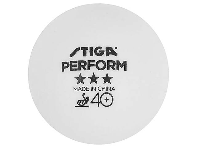 Мячи для настольного тенниса Stiga Perform ABS 6 шт (1113-2110-06) - Фото 1