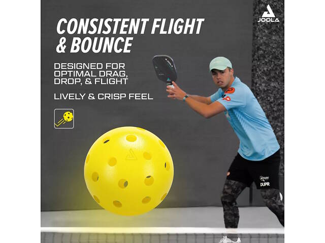 Мячи для пиклбола Joola Heleus 4 шт (18826) - Фото 3