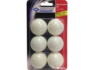М'ячі Donic Advantgarde 3* 40+ 6шт white 608530