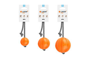 Мячик ЛАЙКЕР5 Корд на шнуре (диаметр 5см)