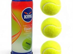 Мʼячики для тенісу, в тубусі, 3 штуки