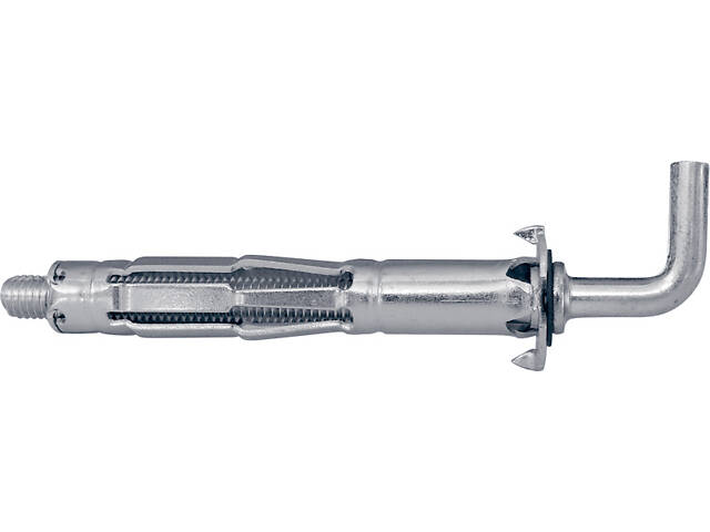 М4 7х38мм затискач 8-15мм анкер з гачком MOLLY-L для гіпсокартону оцинкована сталь (100 шт.) [92E8O000092E80438L] Metalv - Фото 1