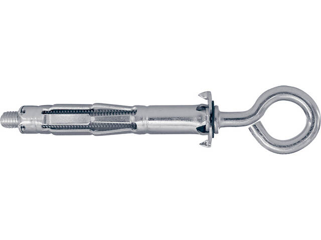 М4 7х38мм захват 8-15мм анкер з кільцем MOLLY-O для гіпсокартону оцинкована сталь (100 шт.) [92E8O000092E80438O] Metalvis - Фото 1