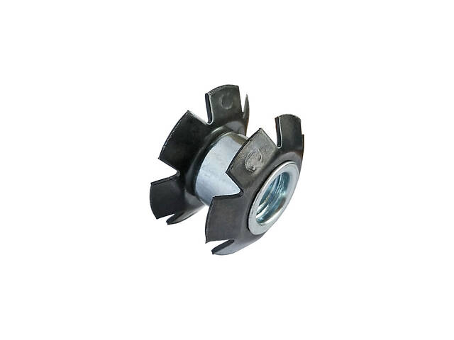 М8 сталь ⌀16,4-17,7мм для круглої труби гайка забивна, корончаста цинк білий (500 шт.) [3MD2000003MD081640] Metalvis - Фото 2