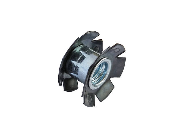 М8 сталь ⌀17,9-19,3мм для круглої труби гайка забивна, корончаста цинк білий (100 шт.) [3MD2000003MD081790] Metalvis - Фото 1