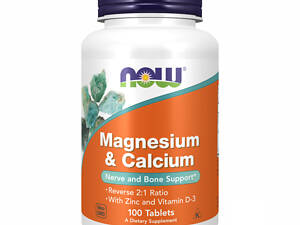 Magnesium & Calcium 2:1 Ratio - 100 tabs