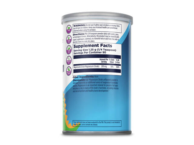 Magnesium Powder 200mg - 4oz Unflavored - Фото 2
