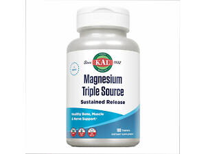 Magnesium Sustained Release Triple Source 500mg - 100 tabs