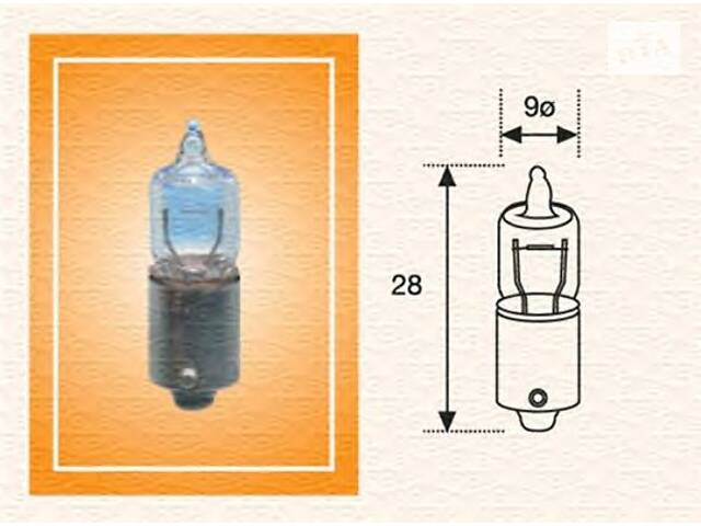 Magneti Marelli 002701100000. Лампа накаливания, задний гарабитный огонь; лампа накаливания, oсвещение салона; лампа нак
