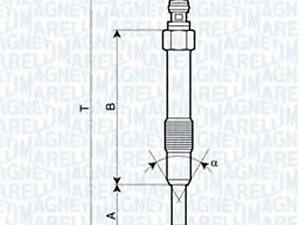 Magneti Marelli 062900014304. Свічка розжарення