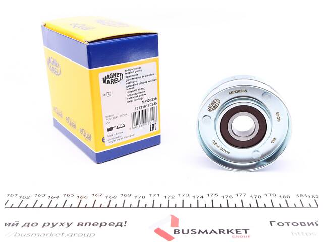 MAGNETI MARELLI 331316170235 Ролик генератора Audi A1/A3/A4/A5/A6/Seat Cordoba 1.2-2.0d 99- (натяжний) (70x24) (MPQ0235)