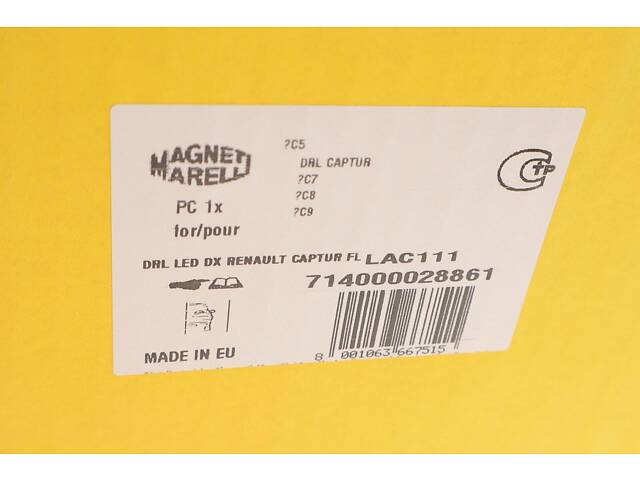 MAGNETI MARELLI 714000028861 Фара (R) Renault Captur 13- - Фото 4