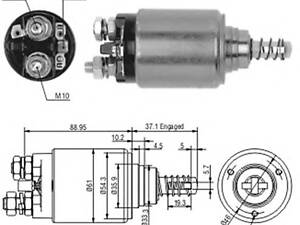 Magneti Marelli 940113050186. Реле стартера втягуюче