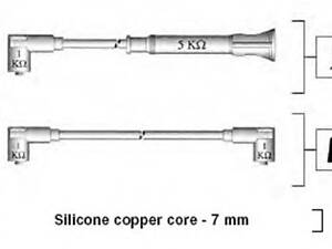 Magneti Marelli 941075040546. Комплект проводов зажигания