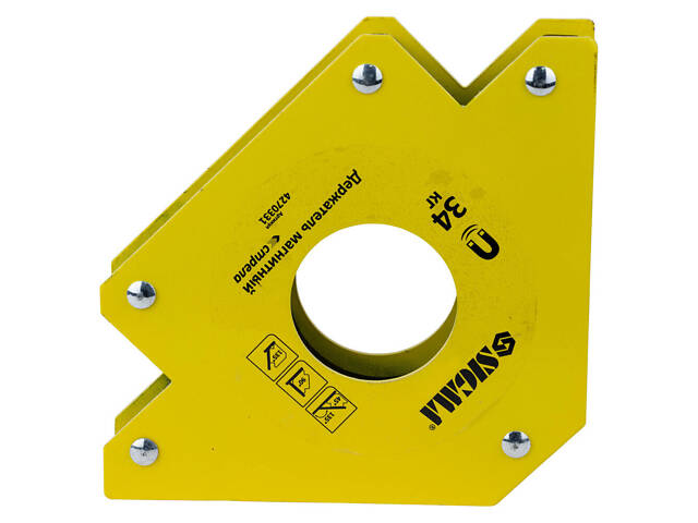 Магнит для сварки стрела 34кг 110×110мм (45, 90, 135°) SIGMA (4270331) - Фото 4