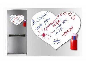Магнитная доска для мела No Brand Big Love Magnetic Board 48 х 43 см Белый (NJd98)