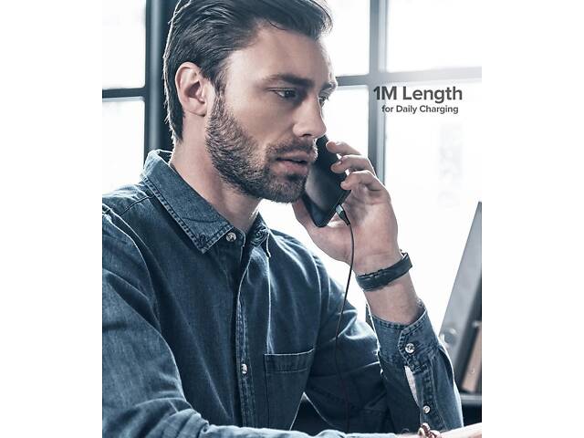 Магнитный кабель Micro USB Ugreen для зарядки и передачи данных 1 м Черный (60207+60209d2) - Фото 7