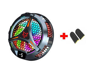 Магнитный полупроводниковый радиатор-вентилятор (кулер) для планшета Sarafox PUBG Mobile B3 напальчники