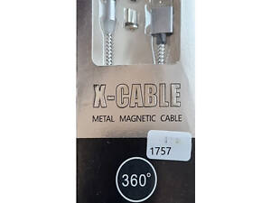 Магнітний шнур для заряджання 3в1 і 3 перехідники GARAS No1757