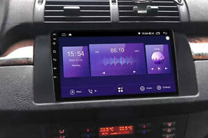 Магнитола BMW БМВ E39, X5 E53 Андроид 1/16 GPS Bluetooth камера заднего вида