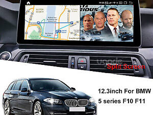 Магнитола для BMW f10 Android Snapdragon 680 8 ядер экран 12.3' NBT, CIC