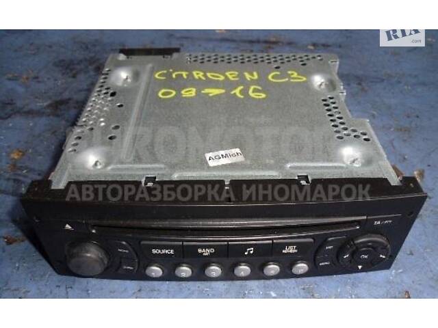 Магнитола штатная диски CD Radio Citroen C3 2009-2016 96750215XT