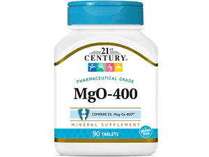Магний оксид 21st Century MgO-400 90 Tablets