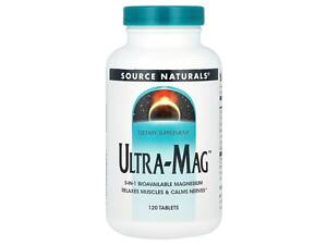 Магний Source Naturals Ultra-Mag Magnesium Complex 120 tabs (1086-2022-10-1304)
