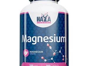 Магній цитрат Haya Labs Magnesium Citrate 200 mg 100 таб (1091-818 811)