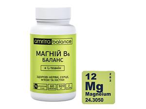 Магній В6 Баланс+ L-теанін+ Лецитин соняшниковий