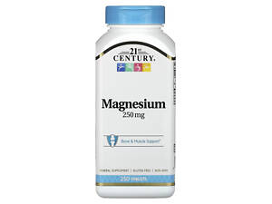 Магний 21st Century Magnesium 250 mg 250 Tablets
