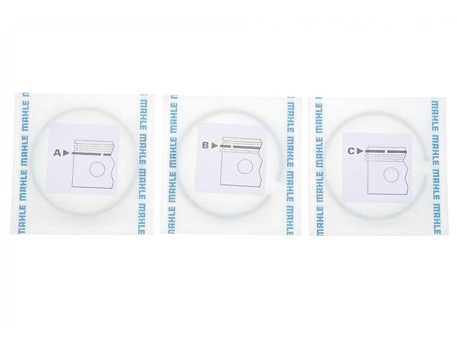 MAHLE 001 40 V0 Поршневые кольца MB Vito (M111) 2.0/2.2i 96-03 (89.90mm/STD) (1.5-1.75-3) - Фото 3