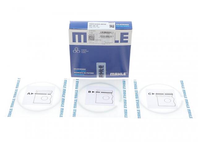 MAHLE 001 40 V0 Поршневые кольца MB Vito (M111) 2.0/2.2i 96-03 (89.90mm/STD) (1.5-1.75-3) - Фото 4