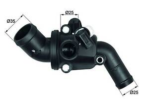 MAHLE TI 14 87 Термостат MB A-Class (W169)/B-Class (W245) 2.0 (M266) 05-11