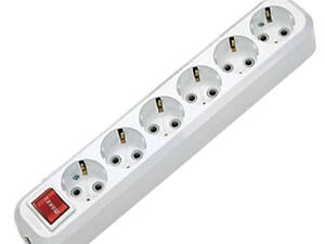 Makel Колодка 6 гнізд з заземленням та вимикачем