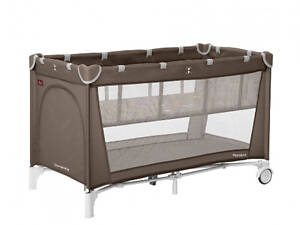 Манеж CARRELLO Piccolo+ CRL-11501/2 Chocolate Brown з двома рівнями дна /1/ MOQ