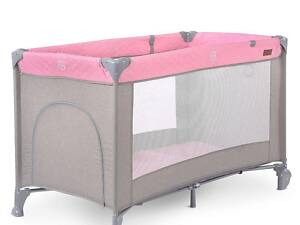 Дитячий манеж El Camino 1096 Active, рожевий.