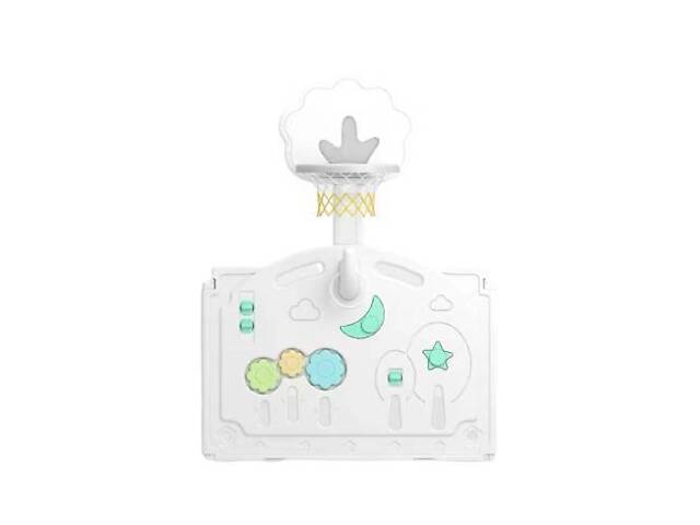 Манеж з баскетбольним кільцем No Brand 205х246х62 см Сірий (1338547812) - Фото 5