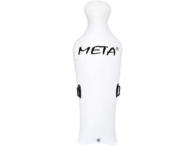Манекен надувний для тренування воротарів Meta Inflatable dummy for keepers білий, чорний Уні 160 см - Фото 1