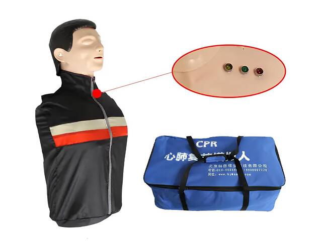 Манекен-симулятор для серцево-легеневої реанімації (СЛР) з голосовими підказками та зворотним зв’язком - Фото 3