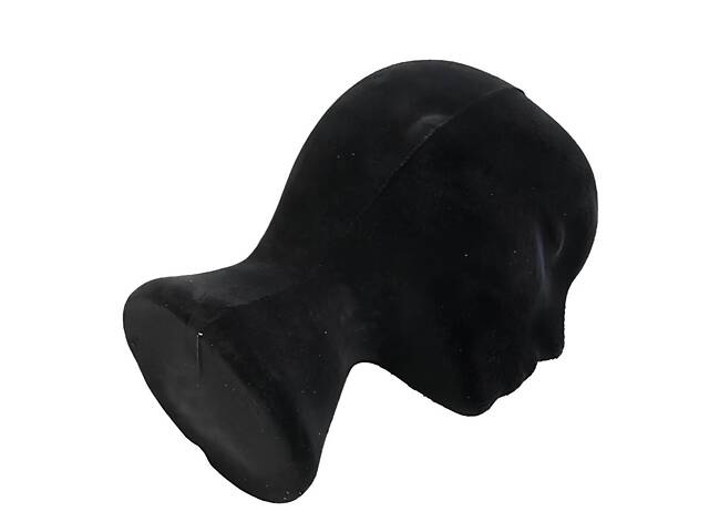Манекени голови з пінопласту RESTEQ для шапок, перуків, окулярів, малювання Чорні 50см - Фото 3