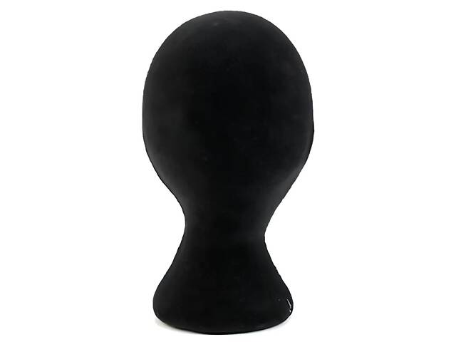 Манекени голови з пінопласту RESTEQ для шапок, перуків, окулярів, малювання Чорні 50см - Фото 7