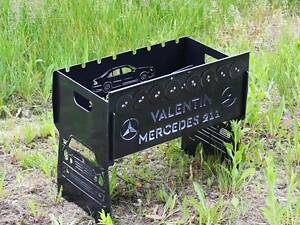 Мангал автоматичний на 8 шампурів з гравіюванням - mercedes 211