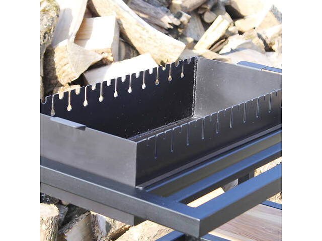 Мангал Loft зі столиком і знімною жарівнею на 12 шампурів - Фото 5